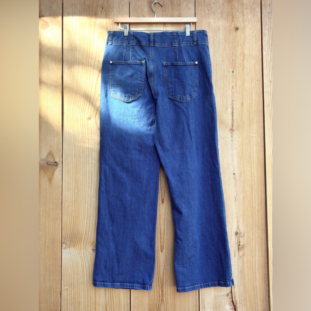 Pilcro Wide Leg Jeans Sz 33 - Picture 5 of 5